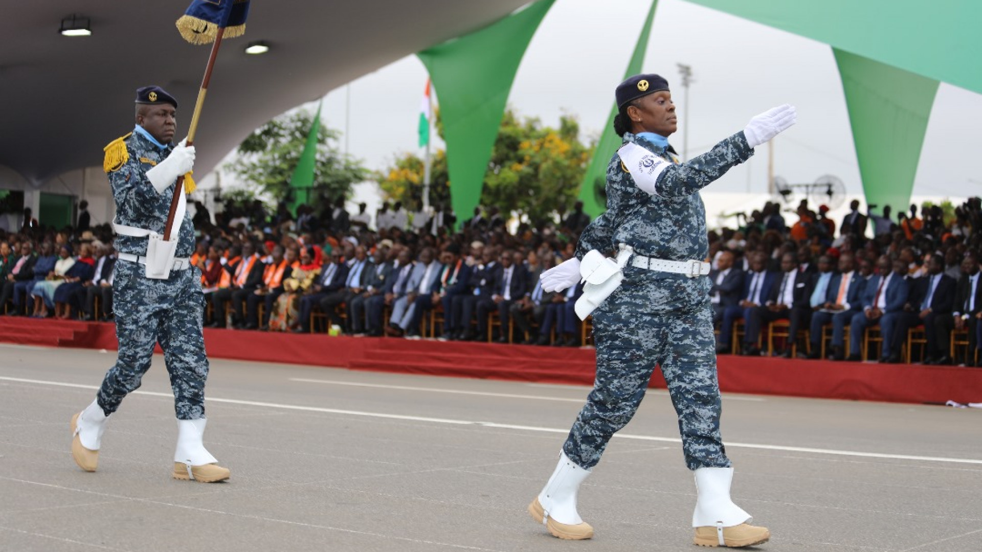 Fête de l’indépendance / Les Affaires Maritimes séduisent au Défilé du 7 Août à Bouaké
